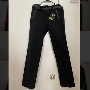 Columbia Jambe Droite Straight Leg Black Pants